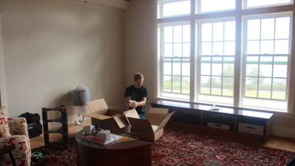 Matthew Unpacking Turntable