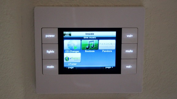 URC In-wall touch screen